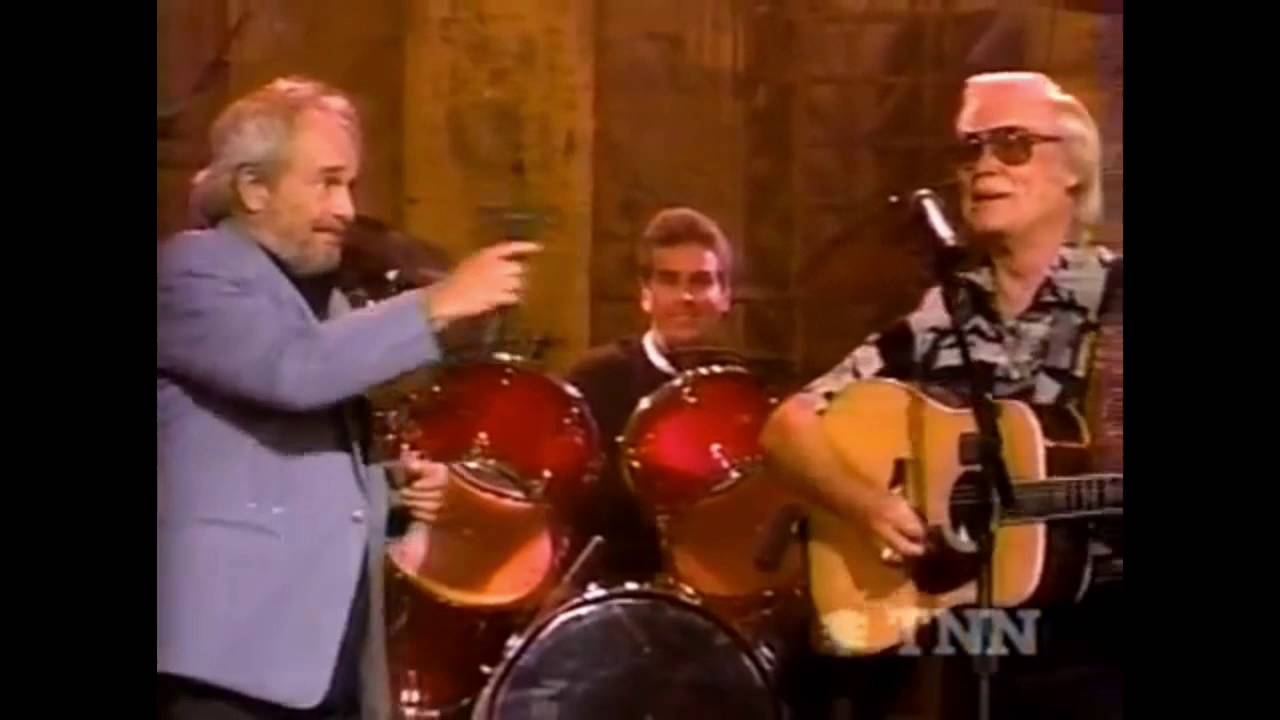 George Jones and Merle Haggard Live (The Way I Am, Yesterday’s Wine, & I Must Have Done Something)